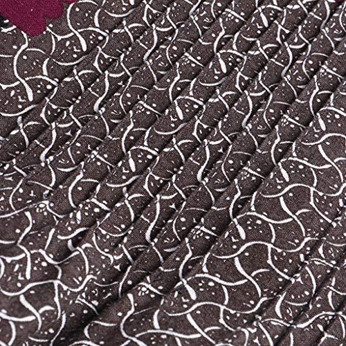 POLP Vestidos Vintage Mujer Manga Larga Primavera Invierno Retro Cuadros Blusa Algodón y Lino Sueltos Vestido Mini Camisa Tallas Grandes Vestidos de Fiesta Cortos Casual 2019 (6Negro, XXL)