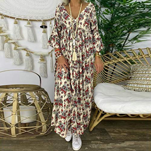 Posional Blusa con Estampado de Mujer Imprimir Camiseta Mujer Arriba Cuello en v Mangas Larga Chaleco Mujer Vestir clásico