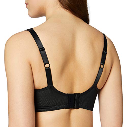 Pour Moi? Energy Non Wired Full Cup Sports Bra Sujetador Deportivo, Blanco Negro, 40D para Mujer