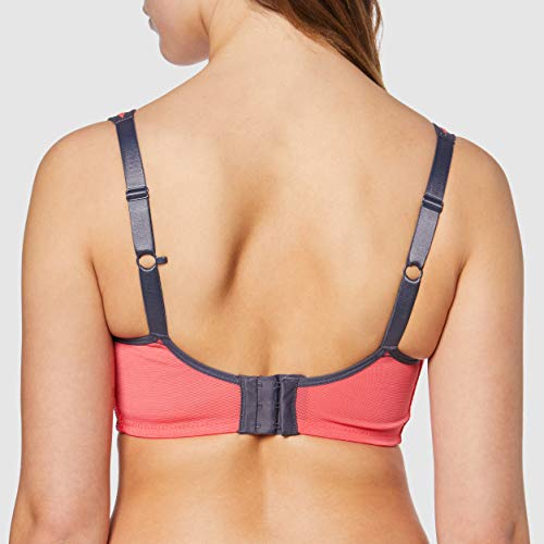 Pour Moi? Energy Non Wired Full Cup Sports Bra Sujetador Deportivo, Rosa (Coral Coral), 85H (Talla del Fabricante: 32H) para Mujer