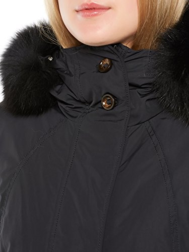 <p>Peuterey - Anorak de plumas con cuello de piel de zorro, de mujer, modelo Xomo GB Fur, color arena/azul, de corte normal</p> negro 42