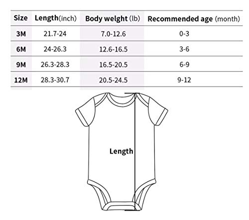 Promini Lindo Amor California Algodón Bebé Body Cool Baby Onesies