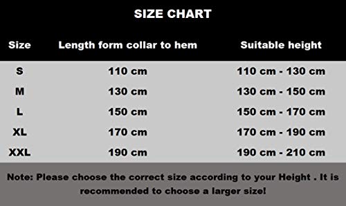 Proumhang Larga Capa Roja con Capucha Medieval Vampiro Traje de Bruja Mujer Halloween Disfraz Carnaval Navidad Adulto