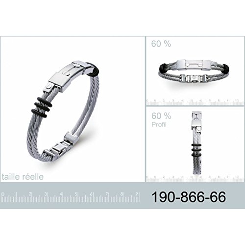 Pulsera male acero Ozil Bijoux en Vogue