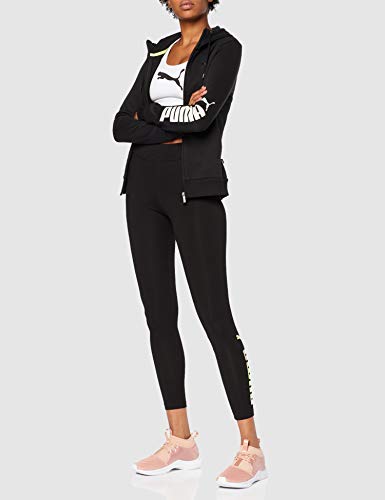 PUMA 4Keeps Bra M Sujetador Deportivo, Mujer, Puma White-Puma Black Cat, M