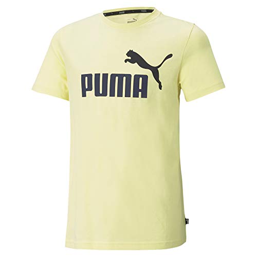 PUMA 586985 - Camiseta infantil Ess+ 2 Logo Tee 40 Yellow Pear 40 Yellow Pear 11-12 años