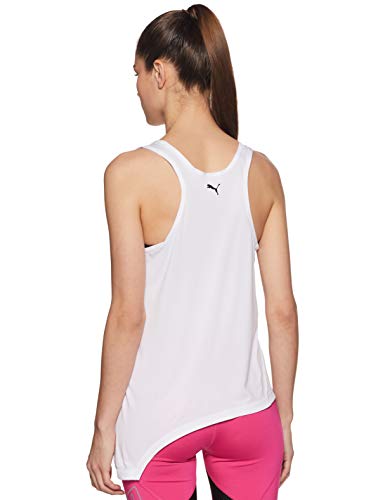 PUMA Bold LogoTank Camiseta De Tirantes, Mujer, Puma White, M