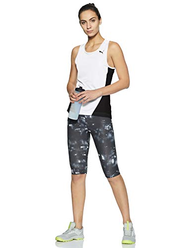 PUMA Cross The Line Singlet W Camiseta De Tirantes, Mujer, Puma White-Puma Black, M