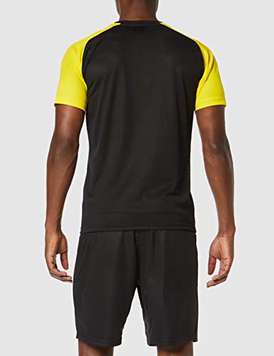 PUMA Cup Training Jersey Core Maillot, Hombre, Puma Black-Cyber Yellow, L