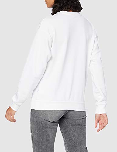 PUMA ESS Logo Crew Sweat TR Sweatshirt, Mujer, Puma White, XS