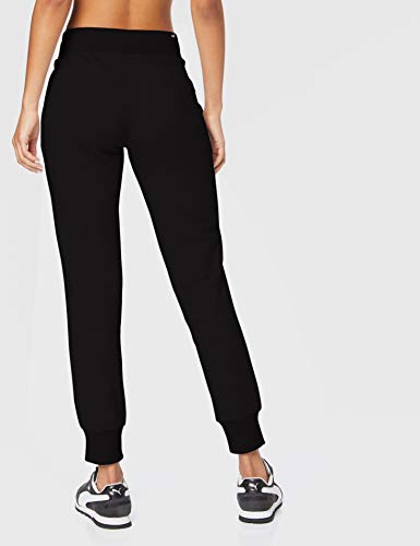 PUMA ESS Sweat Pants TR cl Pants, Mujer, Cotton Black-Cat, XL