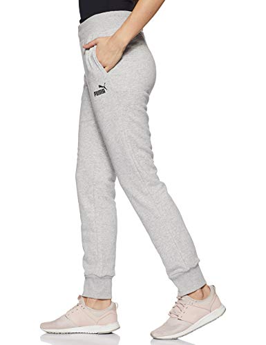 PUMA ESS Sweat Pants TR cl Pants, Mujer, Light Gray Heather, XS