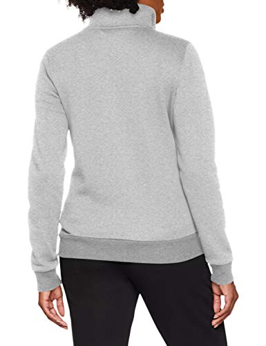 PUMA ESS Track Jacket FL Sweatshirt, Mujer, Light Gray Heather, M