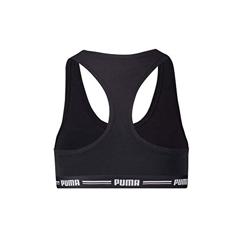 PUMA Iconic Women's Racerback Top (1 Pack) Sujetador Deportivo, Black, XL para Mujer