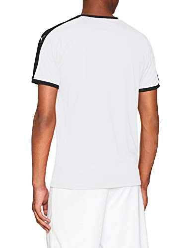 PUMA Liga Jersey T-Shirt, Hombre, White Black, M