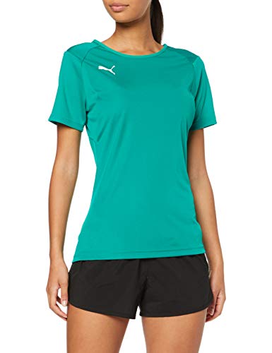 PUMA Liga Training Jersey W Camiseta, Mujer, Pepper Green-Puma White, L