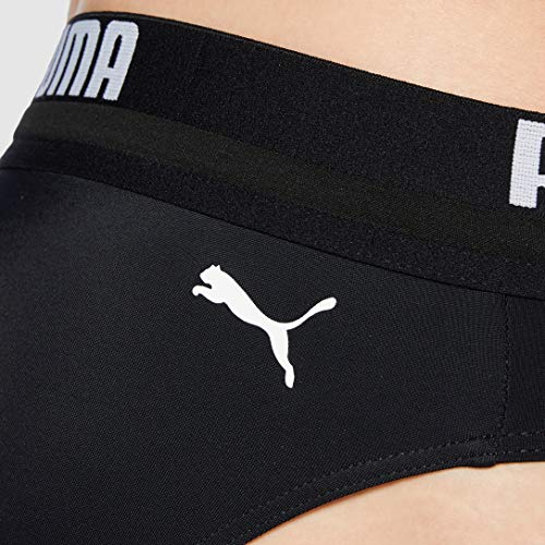 PUMA Logo Men's Swimming Brief Bañador, Negro, M para Hombre