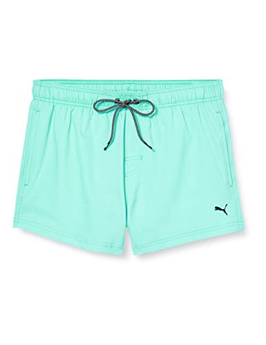 PUMA Men Short Length Swim Shorts Bañador, Verde (Mint), M para Hombre