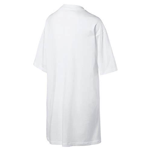 PUMA Modern Sport Fashion tee Camiseta, Mujer, White, XS