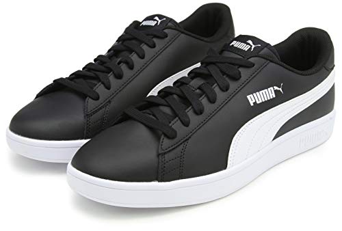 Puma - Smash V2 L, Zapatillas Unisex adulto, Negro (Puma Black-Puma White 4), 48 EU