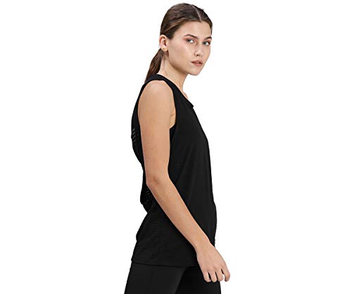 PUMA Studio Burnout Tank Camiseta De Tirantes, Mujer, Puma Black-Burn out Print, S