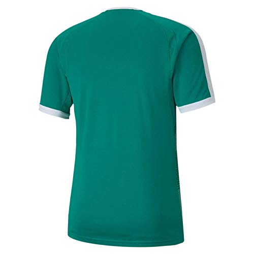 PUMA Teamfinal Indoor Jersey Camiseta, Hombre, Pepper Green/Puma White, L