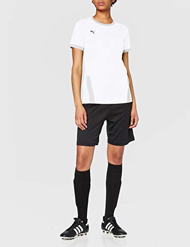 PUMA Teamgoal 23 Jersey W Camiseta, Mujer, Puma White-Gray Violet, L