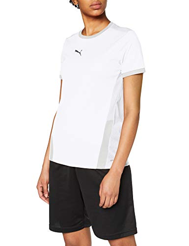 PUMA Teamgoal 23 Jersey W Camiseta, Mujer, Puma White-Gray Violet, L