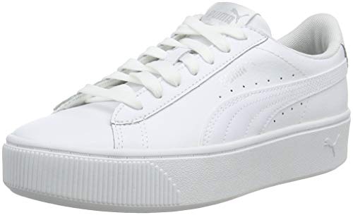 Puma - Vikky Stacked L, Zapatillas Mujer, Blanco (Puma White-Puma White 02), 37 EU