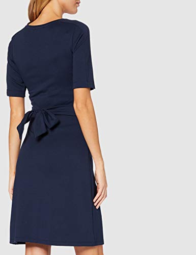 Queen Mum Dress Jersey SS Munich Vestido, Azul (Black Iris P554), 42 (Talla del Fabricante: Large) para Mujer