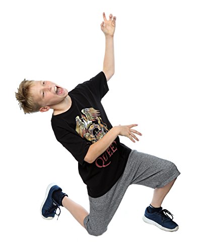 Queen niños Crest Logo Camiseta 7-8 Years Negro