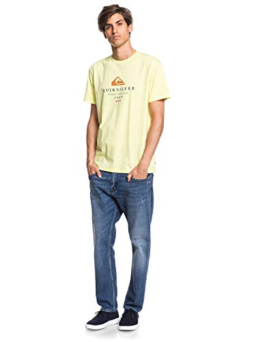 Quiksilver First Fire tee M Camiseta, Hombre, Amarillo (Charlock)