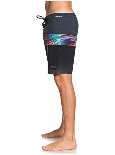Quiksilver Highline Hold Down 18" - Boardshorts para Hombre Boardshort, Hombre, Black, 32