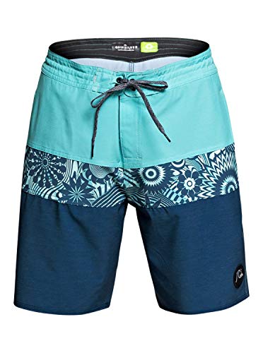 Quiksilver Microdose 19" - Short-Bañador para Hombre Boardshort, Hombre, Majolica Blue, 38