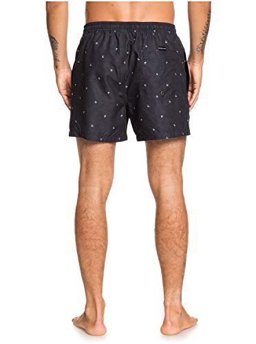 Quiksilver Offshore 15" - Short De Natación para Hombre Jam/Volley, Hombre, Black, XL