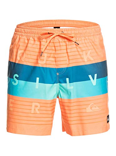Quiksilver - Word Block 17" Short de Natación para Adulto