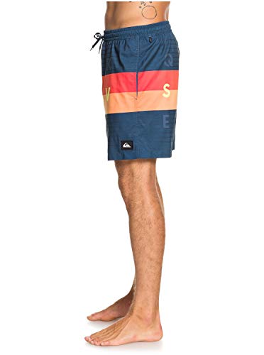 Quiksilver - Word Block 17" Short de Natación para Adulto