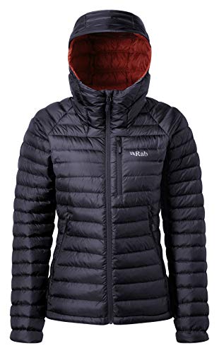 RAB Womens Microlight Alpine Jacket Steel/PASSATA (UK10)