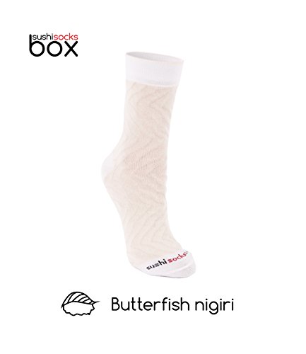 Rainbow Socks - Mujer Hombre Calcetines Sushi Pampanito - 1 Par - Tamaño 36-40