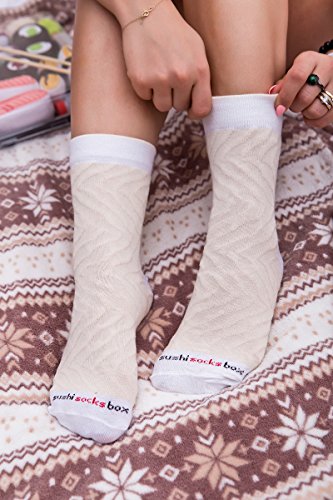 Rainbow Socks - Mujer Hombre Calcetines Sushi Pampanito - 1 Par - Tamaño 36-40