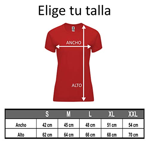 rainUP – Camiseta Técnica Personalizable – Camiseta Deportiva Running Mujer - Manga Corta – Impresión Directa (DTG) – Puedes añadir tu Frase, Logo o Imagen Personalizada