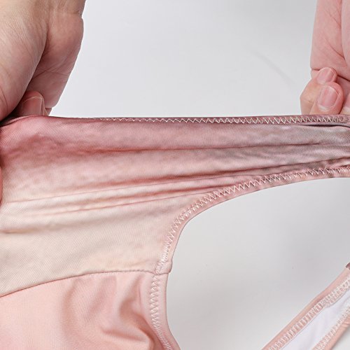 RAISEVERN para Mujer para Mujer Tankini Divertido Pecho pechugón sin Respaldo de una Pieza Traje de baño Trajes de baño pequeño