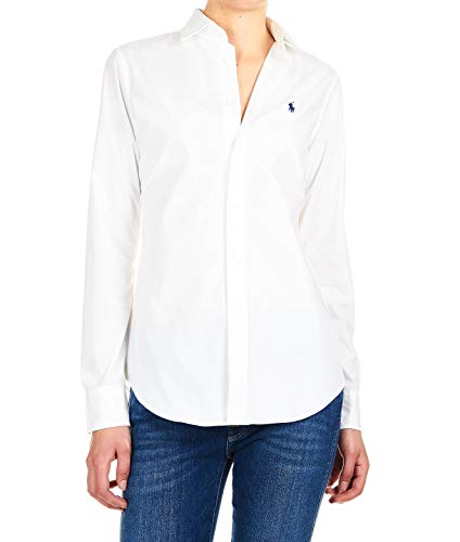 Ralph Lauren Luxury Fashion Mujer 211537103011 Blanco Camisa | Temporada Permanente