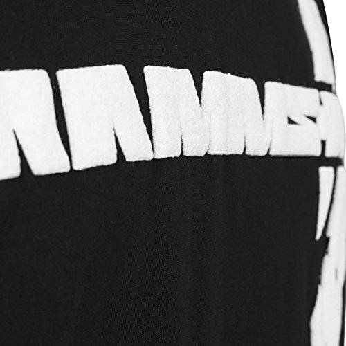 Rammstein Camiseta para Hombre, Color Blanco, Hombre, Camiseta, RS003, Negro, Large