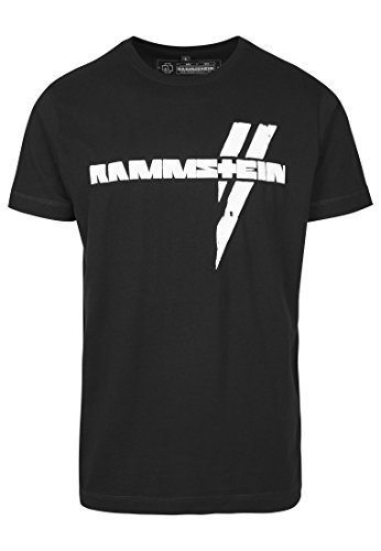 Rammstein Camiseta para Hombre, Color Blanco, Hombre, Camiseta, RS003, Negro, Large