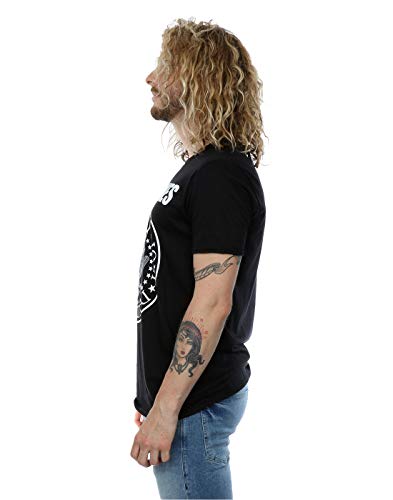Ramones - Camiseta de hombre, diseño de sello presidencial negro negro Large