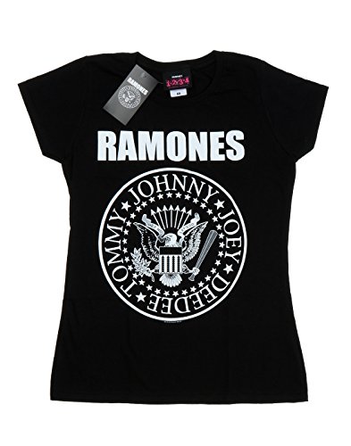 Ramones mujer Presidential Seal Camiseta Large Negro