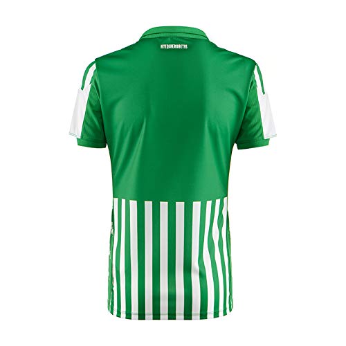 Real Betis - Temporada 2019/2020 - Kappa - Official Jersey Home WO Camiseta de equipación, Mujer, Neutro, S