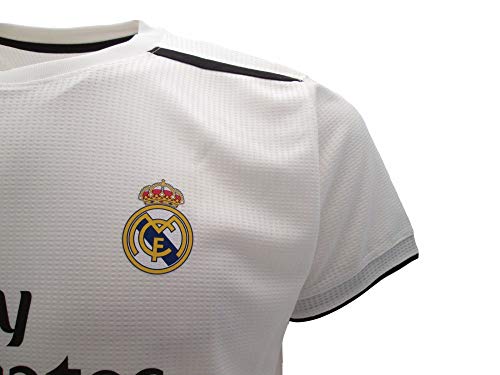 Real Madrid Camiseta de Fútbol Replica Oficial con Licencia Hazard Blanco número 7 en blíster Regalo - Todos Los Tamaños NIÑO y Adulto - XX-Large