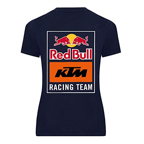 Red Bull KTM Backprint Camiseta, Mujeres X-Small - Original Merchandise
